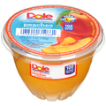 Dole Dole Peaches Sliced In Juice 7 oz. Container, PK12 71966